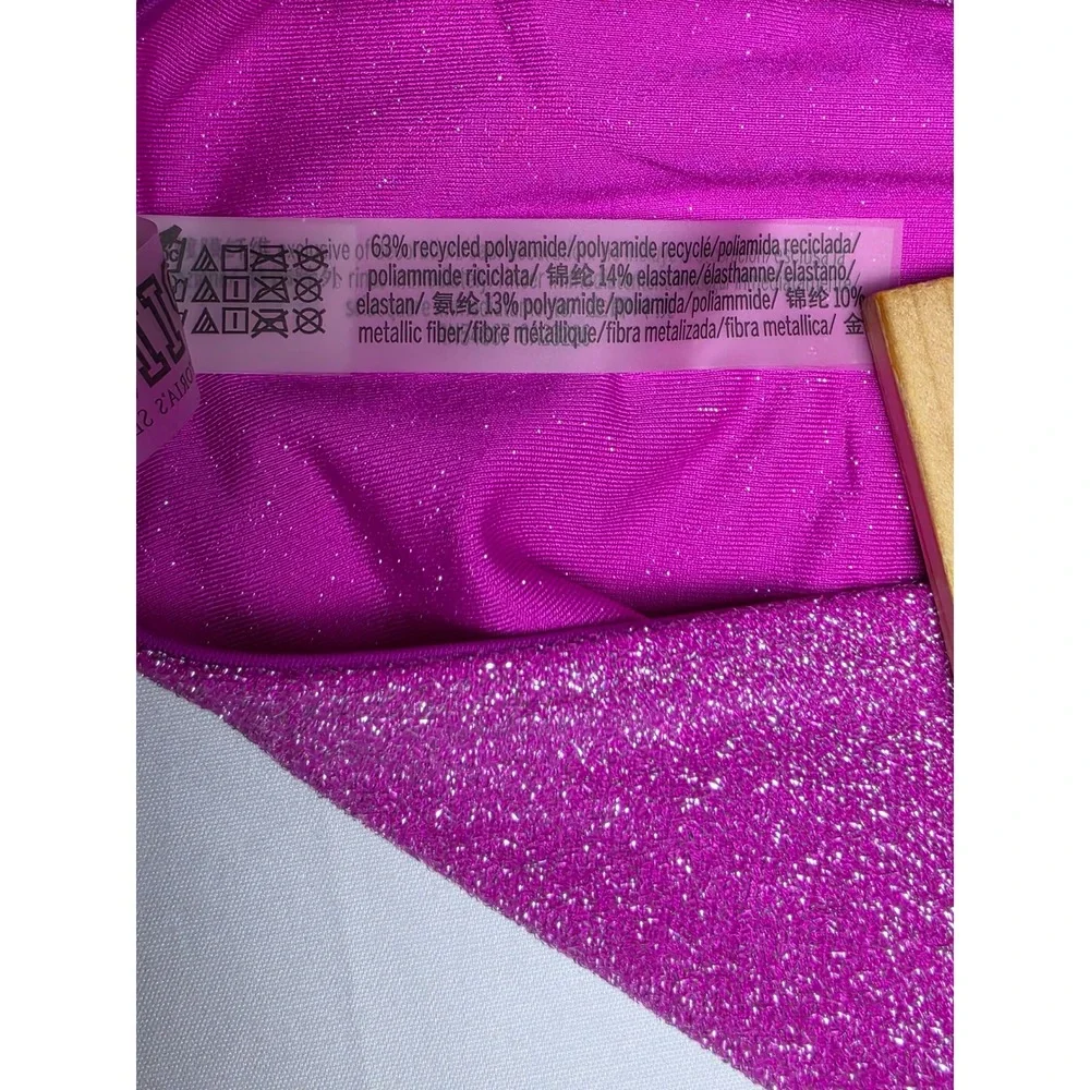 Victoria's Secret PINK Metallic Glitter Mini Skirt Magenta Pink XL 422345-QCJ